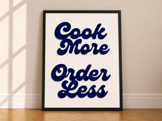 Cook More, Order Less