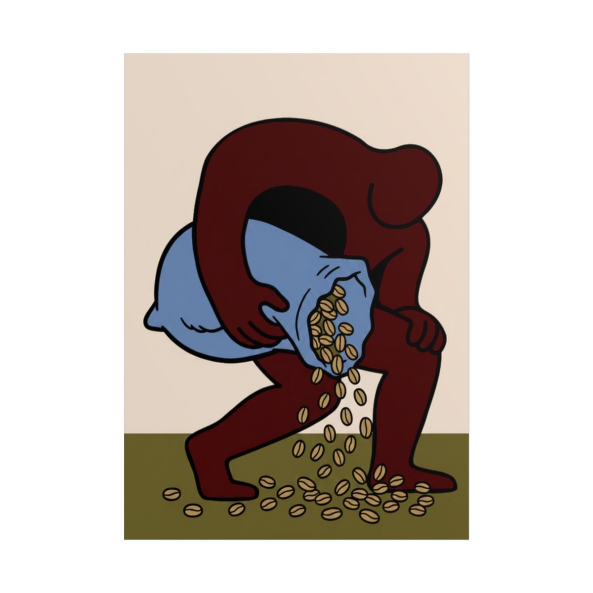 Spill the Beans unframed poster