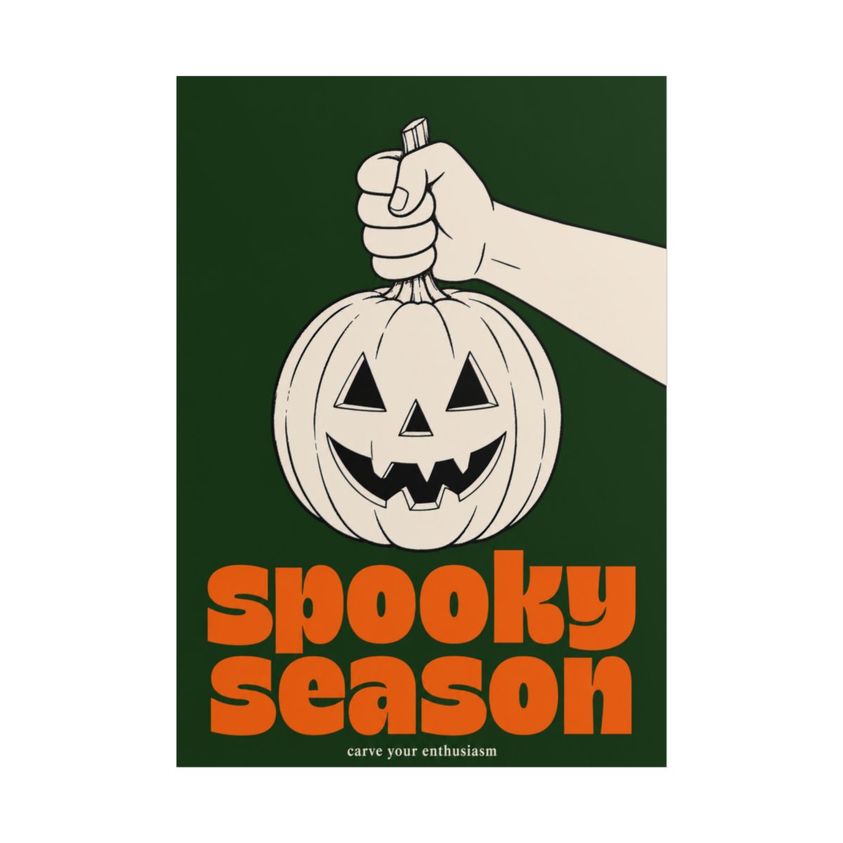 Spooky Season unframed poster